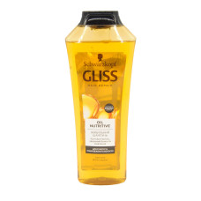 Шампунь Gliss Kur Oil Nutritive для сухого, пошкодженого волосся з посіченими кінчиками 400 мл
