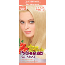 Тонувальна маска для волосся Acme Горобина Ton oil mask № 111 Мокрий пісок 41 г