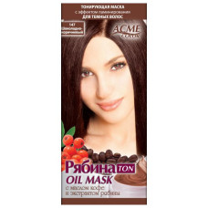 Тонувальна маска для волосся Acme Горобина Ton oil mask № 147 Шоколадно-коричневий 41 г