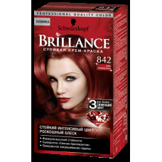 Фарба для волосся Brillance Базова лiнiйка 842 Куба Спекотна ніч 142.5 мл