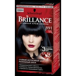 Фарба для волосся Brillance Базова лiнiйка 891 Синьо-чорний 142.5 мл