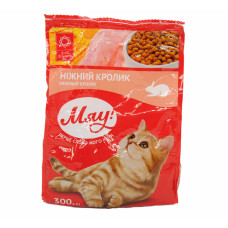 Сухий корм Мяу! для дорослих котів Ніжний кролик 400 г