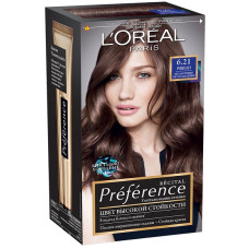 Стійка гель-фарба для волосся LOreal Paris Recital Preference 6.21 Перламутровий світло-каштановий 174 мл