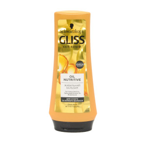 Бальзам Gliss Kur Oil Nutritive для сухого, пошкодженого волосся з посіченими кінчиками 200 мл