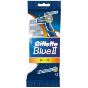 Одноразові станки для гоління Gillette Blue II Plus 5 шт