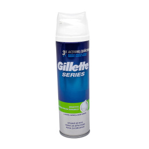 Піна для гоління Gillette Foam Sensitive Skin Для чутливої шкіри 200 мл