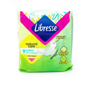 Гігієнічні прокладки Libresse Natural Care Ultra Clip Super  9 шт