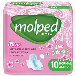 Гігієнічні прокладки Molped Ultra Normal 10 шт