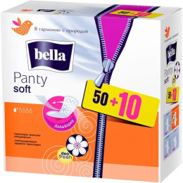 Щоденні гігієнічні прокладки Bella Panty Soft Deo Fresh 50+10 шт