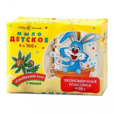 Дитяче тверде мило Невская Косметика з екстрактом череди 4*100 г