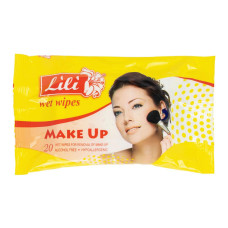 Вологі серветки для зняття макіяжу Lili Make-up 20 шт