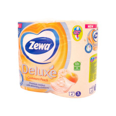 Туалетний папір Zewa Deluxe 3 шари з ароматом персику 4 шт