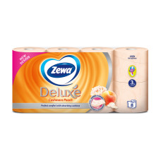 Туалетний папір Zewa Deluxe 3 шари з ароматом персику 8 шт