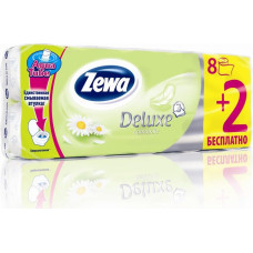 Туалетний папір Zewa Deluxe 3 шари з ароматом ромашки 8 шт