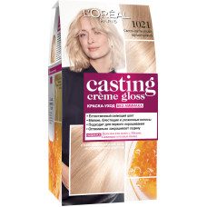Крем-фарба для волосся без аміаку LOreal Paris Casting Creme Gloss 1021 Світло-світло-русявий перламутровий 180 мл