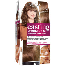 Крем-фарба для волосся без аміаку LOreal Paris Casting Creme Gloss 600 Темно-русявий 180 мл