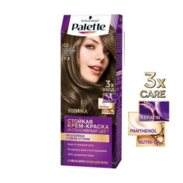 Фарба для волосся Palette C6 (7-1) Холодний середньо-русявий 110 мл