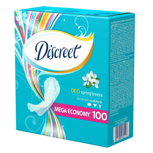 Щоденні гігієнічні прокладки Discreet Deo Spring Breeze 100 шт