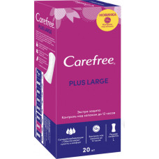 Щоденні гігієнічні прокладки Carefree Plus Large 20 шт