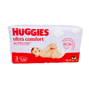 Підгузки Huggies Ultra Comfort Boy розмір 3 Jumbo 56 шт