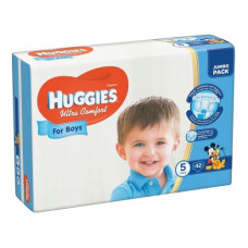Підгузки Huggies Ultra Comfort Boy розмір 5 Jumbo 42 шт