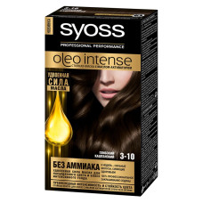 Фарба для волосся SYOSS Oleo Intense 3-10 Глибокий каштановий 115 мл