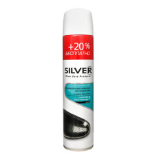 Спрей фарба-відновлювач для гладкої шкіри Silver 300 мл Чорний