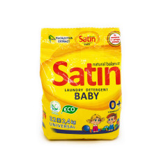 Дитячий пральний порошок Satin Organic Balance 2400 г