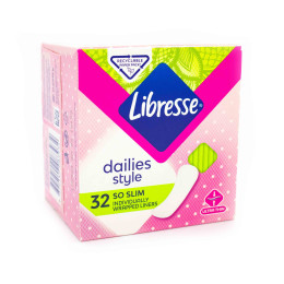 Щоденні гігієнічні прокладки Libresse Dailyfresh Normal 32 шт