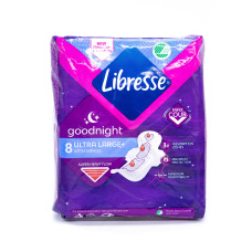 Гігієнічні прокладки Libresse Ultra Goodnight Soft 8 шт