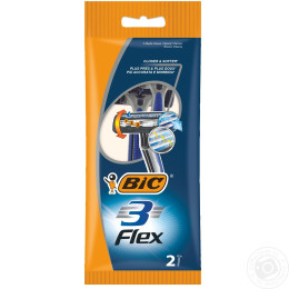 Одноразові станки для гоління BIC Flex 3 2 шт