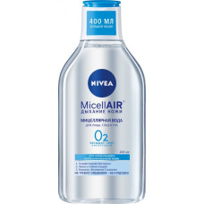 Міцелярна вода Nivea MicellAIR Дихання шкіри для нормальної та комбінованої шкіри 400 мл