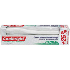 Зубна паста Coolbright Herbal Комплексний захист 175 г + Зубна щітка