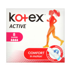 Гігієнічні тампони Kotex Active Super  8 шт