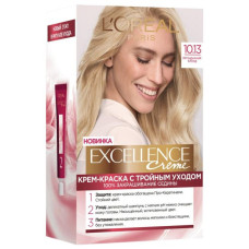 Стійка крем-фарба для волосся LOreal Paris Excellence Creme з потрійним захистом № 10.13 - Легендарний блонд 192 мл