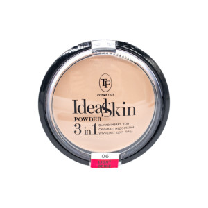 Компактна пудра для обличчя TF Cosmetics Ideal Skin Powder 3in1 СТР-14 № 06