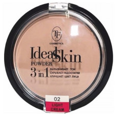 Компактна пудра для обличчя TF Cosmetics Ideal Skin Powder 3in1 СТР-14 № 02