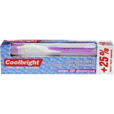 Зубна паста Coolbright 175 г + Зубна щітка Caries Protection