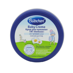 Дитячий крем Bubchen Baby Creme SENSITIVE для немовлят 150 мл