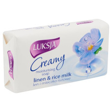 Крем-мило Luksja Linen & rice milk 90 г