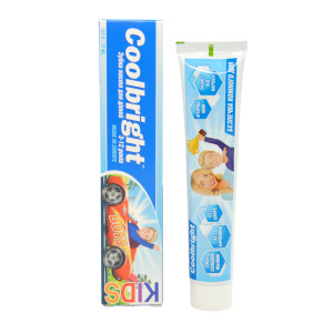 Дитяча зубна паста Coolbright Kids Boys для хлопчиків від 3-12 років 105 мл