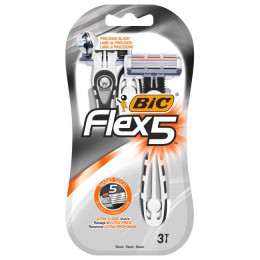 Одноразові станки для гоління BIC Flex 5 Dispo 3 шт