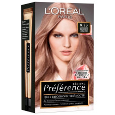 Стійка гель-фарба для волосся LOreal Paris Recital Preference 8.23 Рожеве золото 174 мл