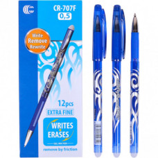 Ручка Пиши-стирай CR-707F синя