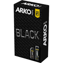 Подарунковий набір ARKO Men Гель для гоління Black 200 мл + Гель для душу Black 260 мл