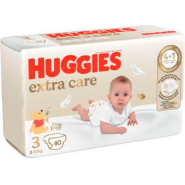 Підгузки HUGGIES Extra Care 3 6 - 10 кг 40 шт