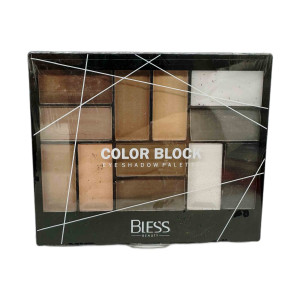 Тіні Bless Beauty Color Block Eye Shadow Palette 12 кольорів № 02 -Фото-1