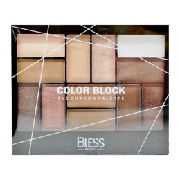 Тіні Bless Beauty Color Block Eye Shadow Palette 12 кольорів № 02