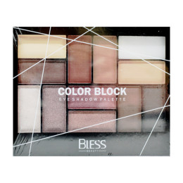 Тіні Bless Beauty Color Block Eye Shadow Palette 12 кольорів № 04