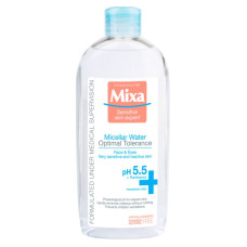 Міцелярна вода Mixa Hydrating для нормальної та сухої чутливої шкіри обличчя 400 мл